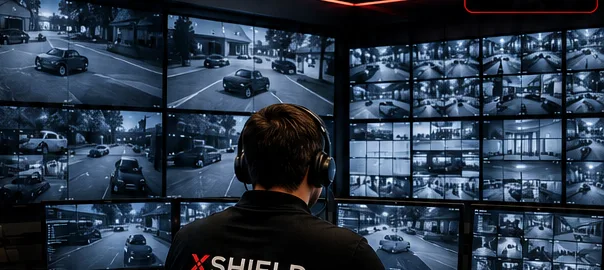 Xshield night monitoring control room