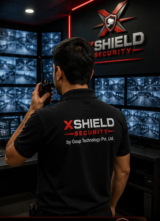 Xshield technician at work