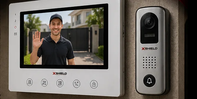 Video door phone indoor screen and outdoor panel